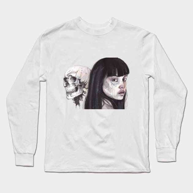 life and death Long Sleeve T-Shirt by Liza's Brushes